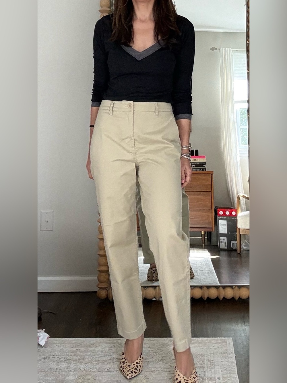 Boden Light Tan Khaki Pants size 6